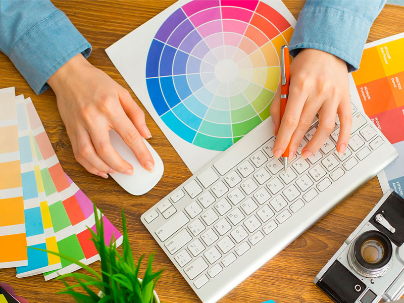 تاثیر رنگ ها در طراحی سایت